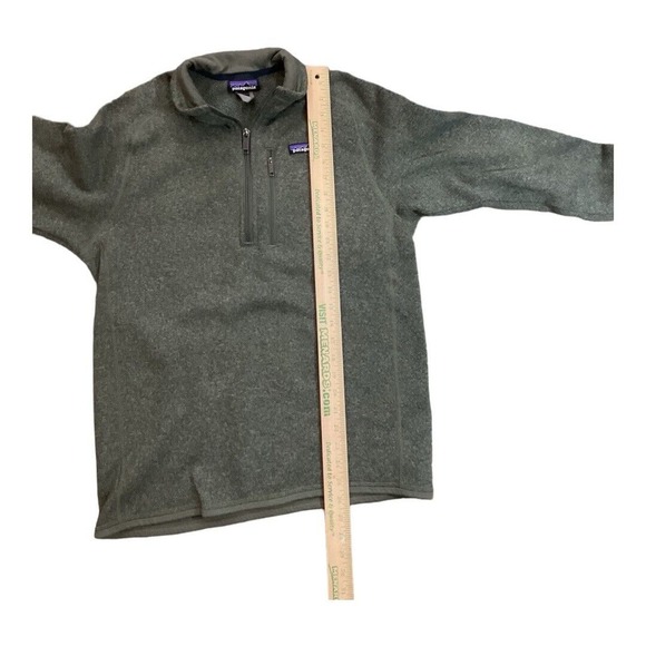Patagonia Better Sweater 1/4-Zip Pullover Fleece, Medium in Green - Picture 5 of 6